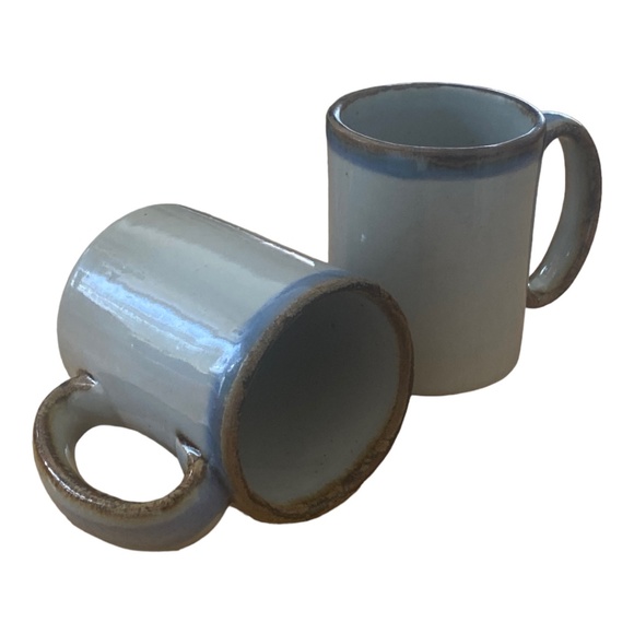 Vintage Ceramic pottery mugs, set of 2, by famous artist Ken Edwards - Picture 3 of 12